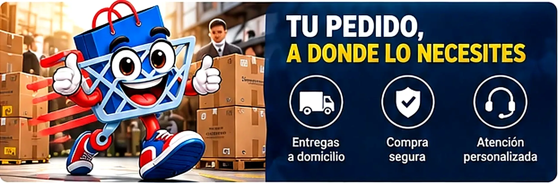 Tu pedido a donde lo necesites